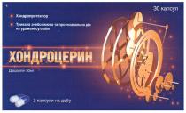 хондропротектор, тривала знеболююча та протизапальна дія на уражені суглоби, тривала, знеболююча, протизапальна, дія, уражені, суглоби, хондроцерин, діацереін 50мг, діацереін, 50, мг, 2 капсули на добу, 2, капсули, добу, 30 капсул, 30, капсул