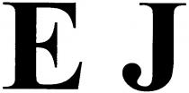 e j, ej, e, j, е