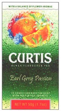with a balance of flower aromas, with, balance, flower, aromas, black flavoured tea, black, flavoured, tea, curtis, earl grey passion, earl, grey, passion