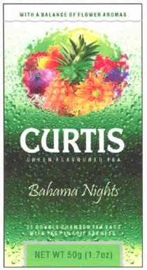 with a balance of flower aromas, with, balance, flower, aromas, curtis, green flavoured tea, green, flavoured, tea, bahama nights, bahama, nights