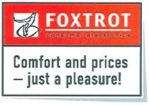 foxtrot, comfort and prices-just a pleasure!, comfort, prices, just, pleasure, consumer electronics, consumer, electronics