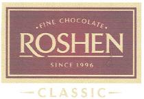 fine chocolate, fine, chocolate, roshen, since 1996, since, 1996, classic