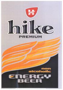 hike, h, premium, non alcoholic, non, alcoholic, energy beer, energy, beer, н