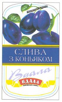 слива з коньяком, слива, коньяком, вдала, торговельна марка, торговельна, марка, mapka
