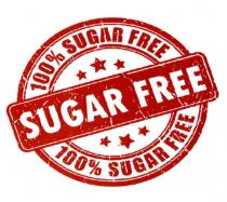 100% sugar free, 100%, 100, %, sugar, free
