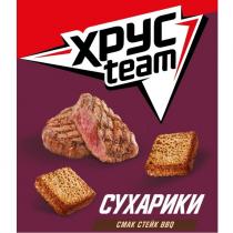 хрус, хрус team, team, сухарики, смак, стейк, смак стейк bbq, bbq