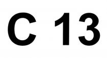 13, c, c 13, с, с 13