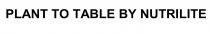 nutrilite, plant, plant to table by nutrilite, table