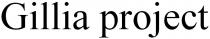 gillia, gillia project, project