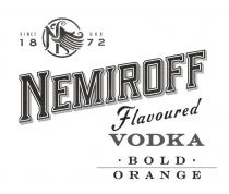 bold, 1872, flavoured, n, nemiroff, orange, since, since ukr 1872, ukr, vodka