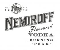 burning, 1872, flavoured, n, nemiroff, pear, since, since ukr 1872, ukr, vodka