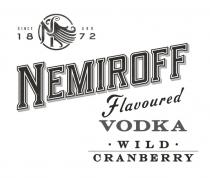 1872, cranberry, flavoured, n, nemiroff, since, since ukr 1872, ukr, vodka, wild