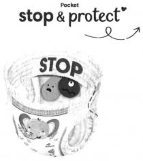 pampers, pocket, protect, stop, stop&protect