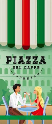 caffe, del, piazza, piazza del caffe espresso, espresso