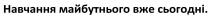 вже, майбутнього, сьогодні, навчання, навчання майбутнього вже сьогодні.