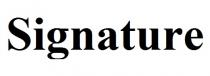 signature