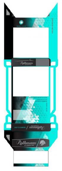rothmans, nano click fresh, nano, click, of london 1890, london, 1890, where elegant style blends with flavor sensation, where, elegant, style, blends, with, flavor, sensation, bat, ват, fresh