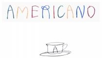 а, a, americano