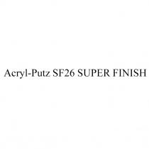 finish, super, 26, sf, sf26, putz, acryl, acryl putz sf26 super finish, acryl-putz sf26 super finish