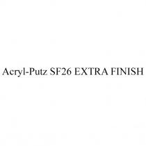 finish, extra, 26, sf, sf26, putz, acryl, acryl-putz sf26 extra finish