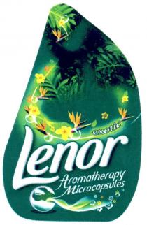 exotic, lenor, aromatherapy microcapsules, aromatherapy, microcapsules