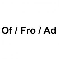 ad, fro, of, of fro ad, of/fro/ad