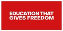 freedom, gives, education, education that gives freedom