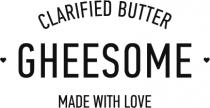 butter, clarified, clarified butter, gheesome, love, with, made, made with love