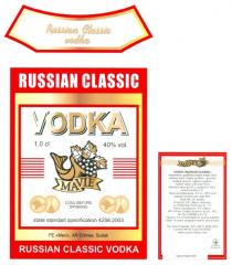 russian classic vodka, russian, classic, vodka, mavie, pe mavi, crimea, sudak, pe, mavi, ar, crimea, sudak, cool before drinking, cool, before, drinking, state standart specification 4256:2003, state, standart, specification, 4256, 2003, 1,0 cl, 1, 0, cl, 40%vol, 40, %, vol