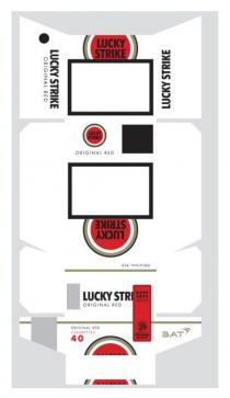 40, cigarettes, cigarettes 40, red, original, original red, ват, recipe, original, inspired, inspired by the original recipe, 1871, estd, estd 1871, strike, lucky, lucky strike, bat