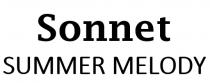 melody, summer, sonnet, sonnet summer melody