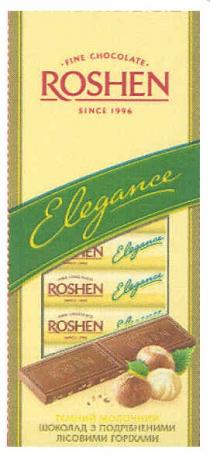 fine chocolate roshen since 1996, fine, chocolate, roshen, since, 1996, elegance, шоколад з подрібненими лісовими горіхами, шоколад, подрібненими, лісовими, горіхами