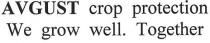 avgust crop protection, avgust, crop, protection, we grow well. together, we, grow, well, together