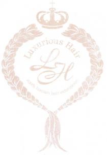 lh, luxurious hair, luxurious, hair, 100% human hair extensions, 100, %, human, extensions