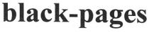 black-pages, black, pages