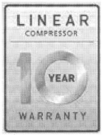 linear compressor, linear, compressor, 10 year, 10, year, warranty