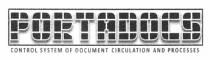 portadocs, control system of document circulation and processes, control, system, document, circulation, processes