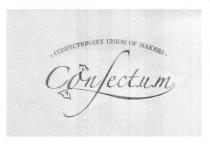 confectionary union of makers, confectionary, union, makers, confect.u.m., confectum, confect, u.m., um