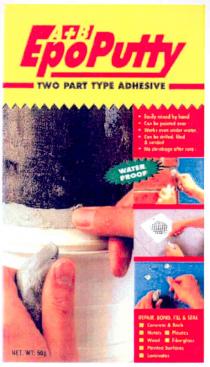 epoputty, epo, putty, two part type adhesive, two, part, type, adhesive, water prof, water, prof, a+b, а+в