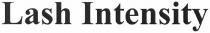 lash intensity, lash, intensity