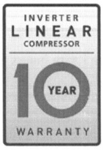 inverter, inverter linear compressor, linear, compressor, 10 year, 10, year, warranty