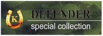 defender, k, special collection, special, collection, к