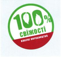 100% свіжості, 100, %, свіжості, власне виробництво, власне, виробництво