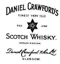 DANIEL CRAWFORD'S FINEST VERY OLD RED STAR SCOTCH WHISKY