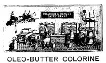 FULLWOOD & BLAND'S DAIRY BRAND OLEO-BUTTER COLORINE