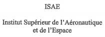 ISAE Institut Supérieur de l'Aéronautique et de l'Espace