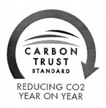 CARBON TRUST STANDARD REDUCING CO2 YEAR ON YEAR