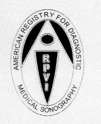 RPVI American Registry for Diagnostic Medical Sonography