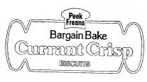 Peek Freans Bargain Bake Currant Crisp BISCUITS