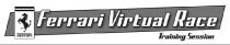 Ferrari Virtual Race Training Session